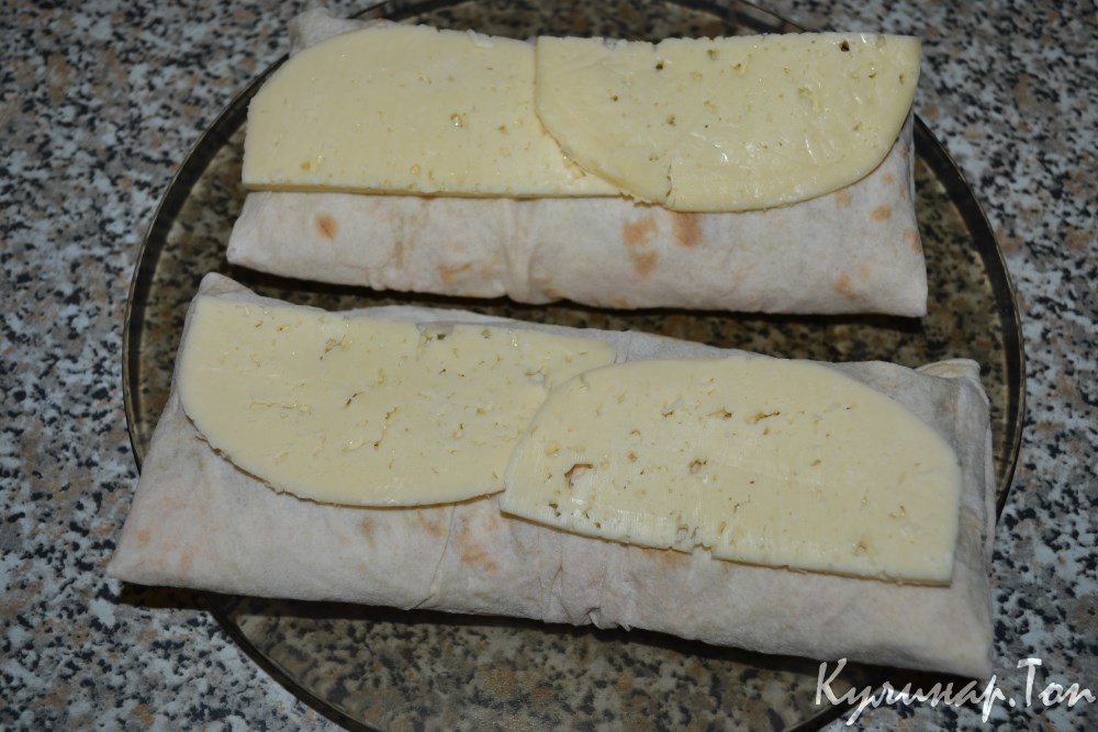 Бурито с курицей и стручковой фасолью