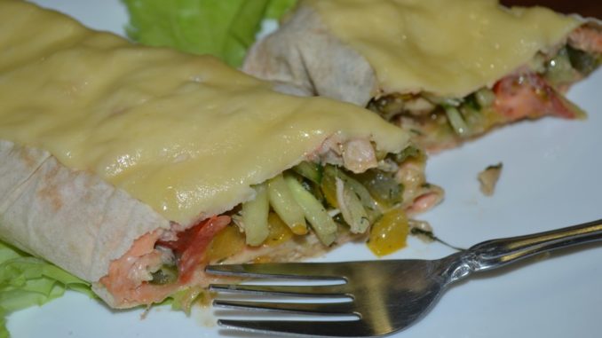 Бурито с курицей и стручковой фасолью-08 Бурито с курицей и стручковой фасолью