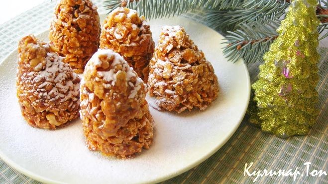 Еловые шишки "Еловые шишки" из кукурузных хлопьев