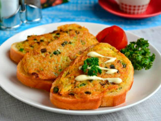 Гренки с картошкой