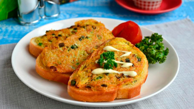 Гренки с картошкой Гренки с картошкой