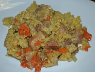 Кулеш из пшена со свининой