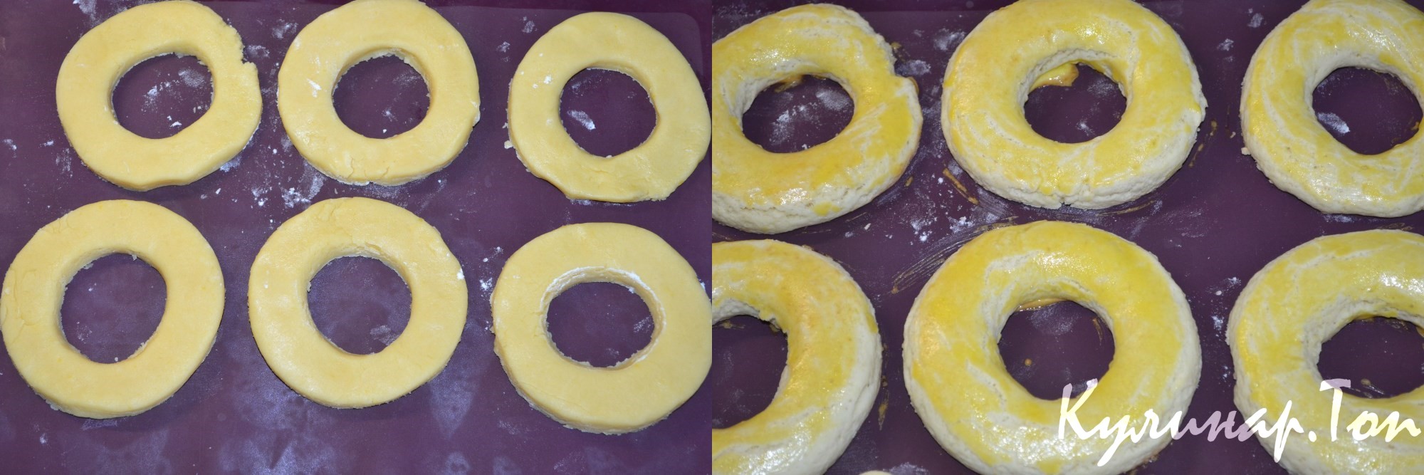 Рождественские сахарные кольца