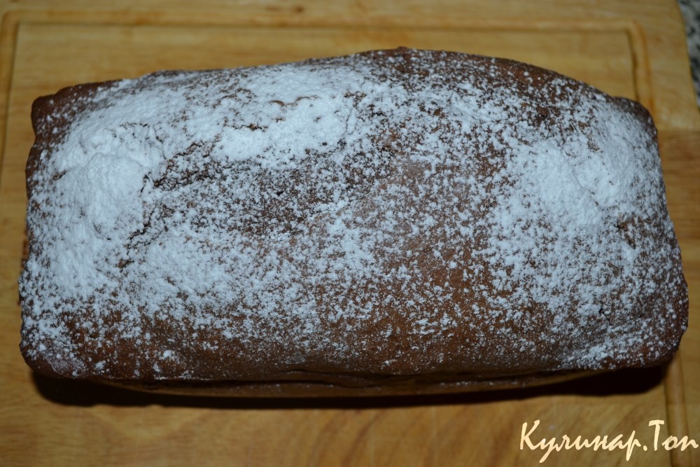 Шоколадный кекс на кефире