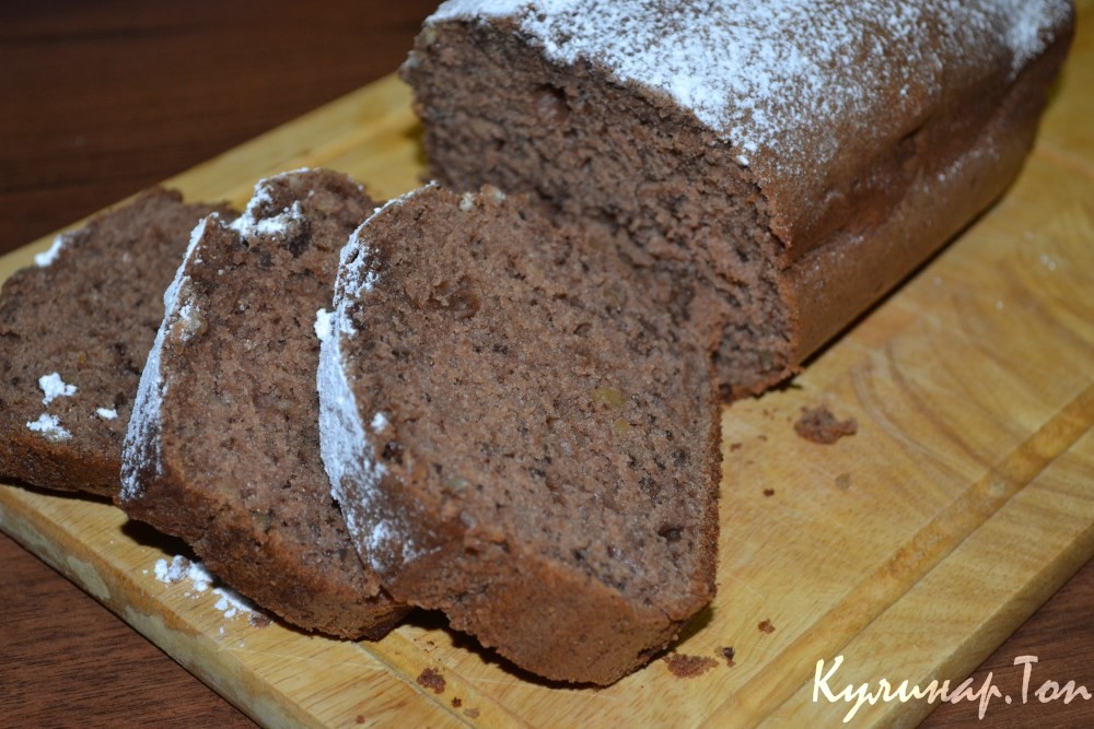Шоколадный кекс на кефире