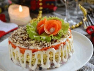Салат с сельдью "Фаворит"