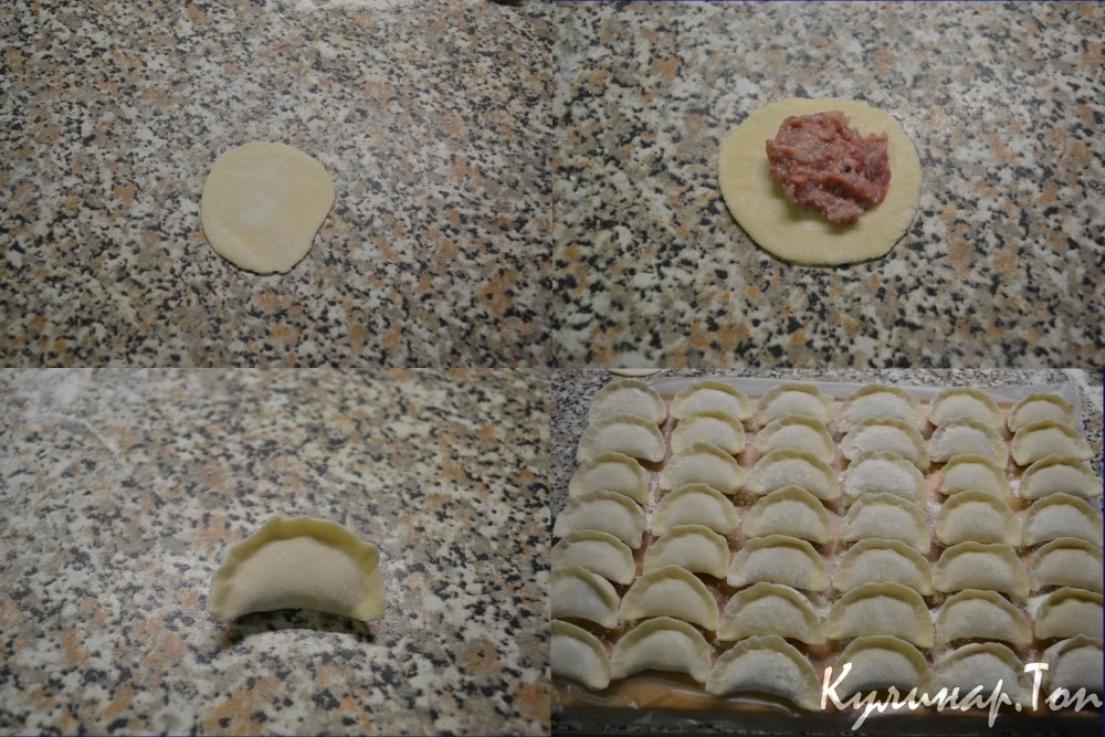 Пельмени жареные