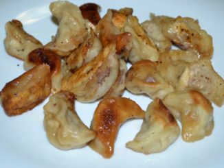 Пельмени жареные