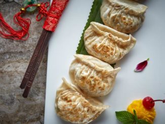 Жареные пельмени с уткой