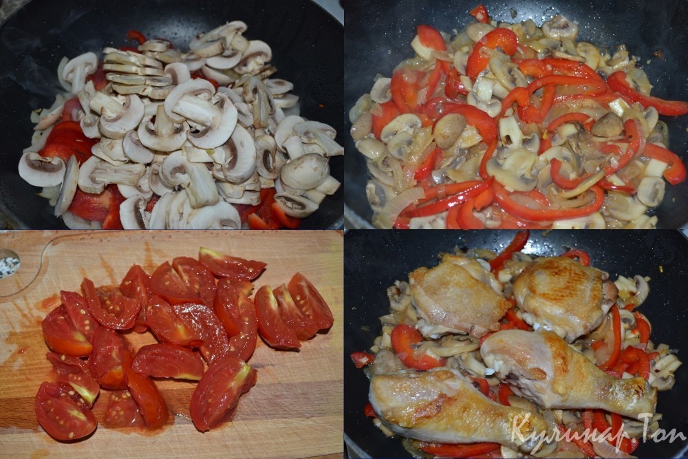 Каччиаторе - курица по-итальянски