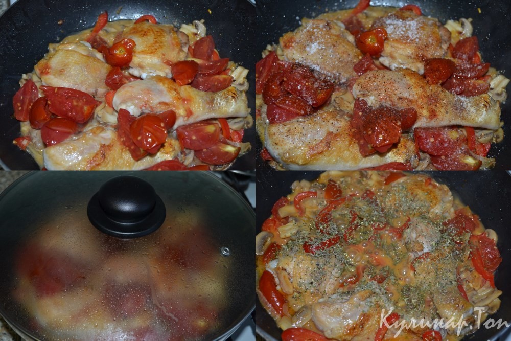 Каччиаторе - курица по-итальянски