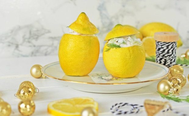 Лимоны, фаршированные семгой Лимоны, фаршированные семгой