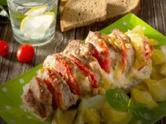 Мясо-гармошка в духовке