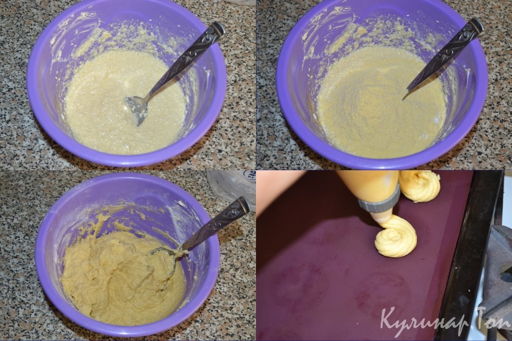 Нежное кукурузное печенье