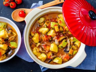 Овощное рагу с баклажанами и кабачками