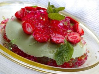 Семифредо с клубникой