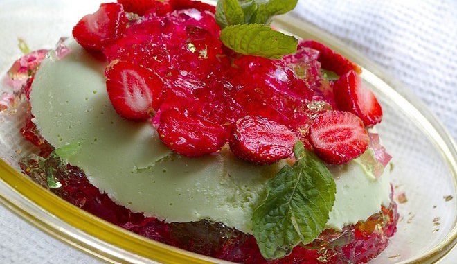 Семифредо с клубникой Семифредо с клубникой