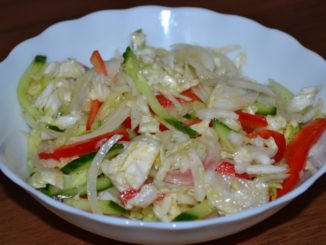 Витаминный салат с пекинской капустой