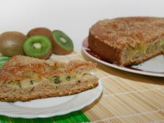 Фруктовый пирог с киви