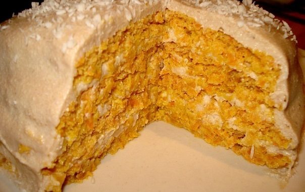 Йогуртовый торт с морковью и курагой Йогуртовый торт с морковью и курагой