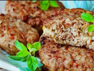 Куриные котлетки с гречневой крупой
