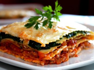 Лазанья с карри