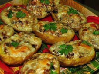 Лодочки из картошки в мундире