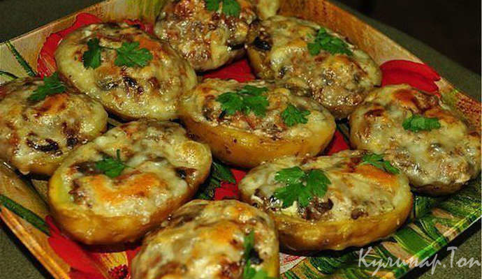 Лодочки из картошки в мундире