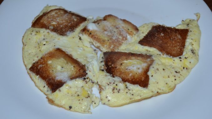 Омлет с гренками-05 Омлет с гренками