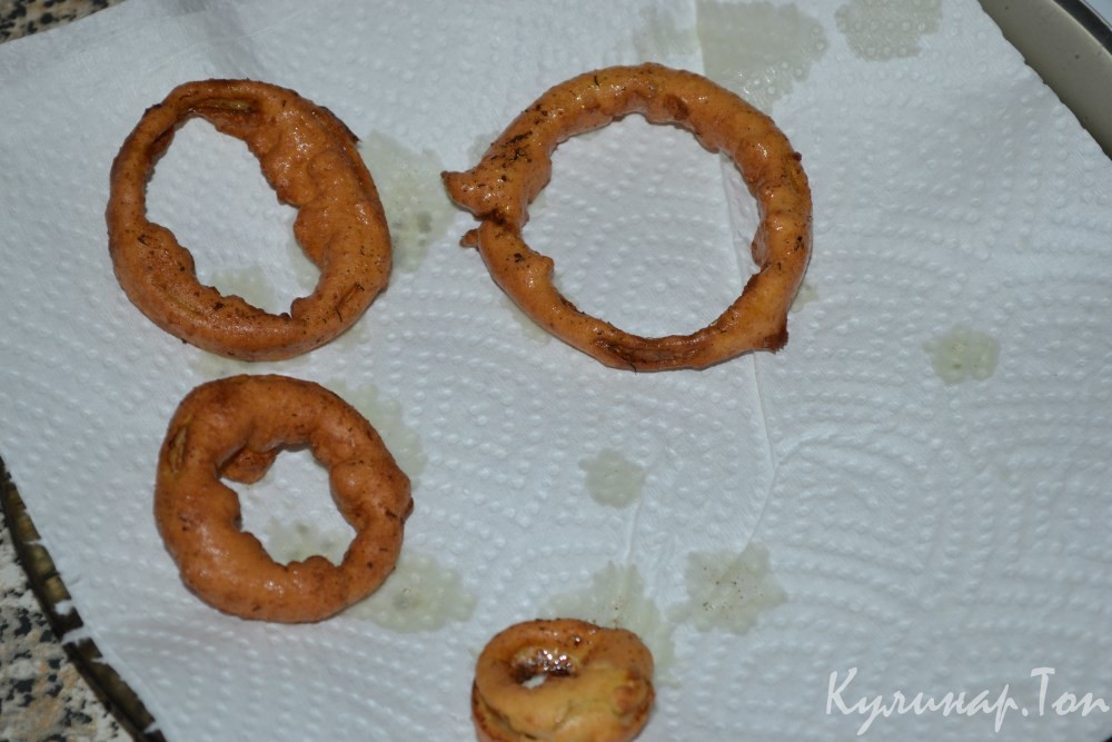 Луковые кольца в кляре