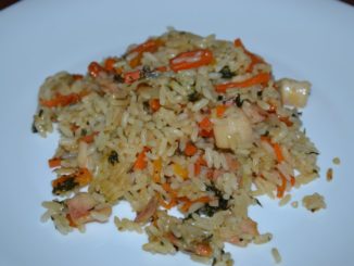 Плов с кальмарами