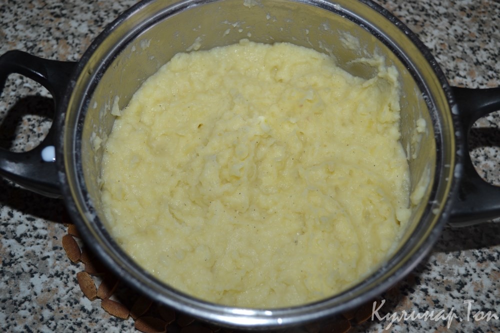 Пюре с жареным чесноком