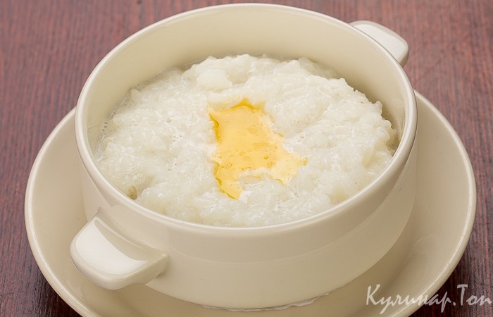 Рисовая каша с маслом