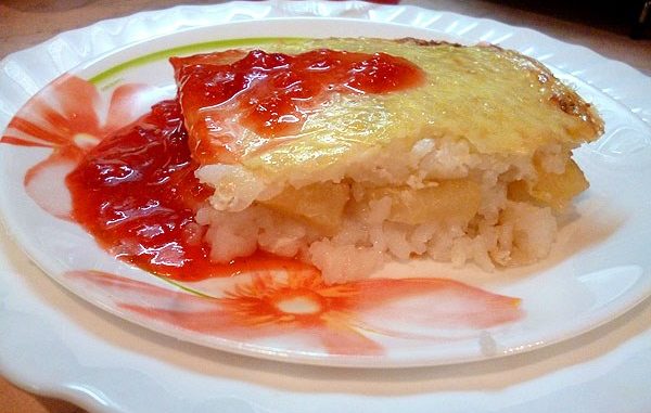Рисовая запеканка по-немецки Рисовая запеканка по-немецки