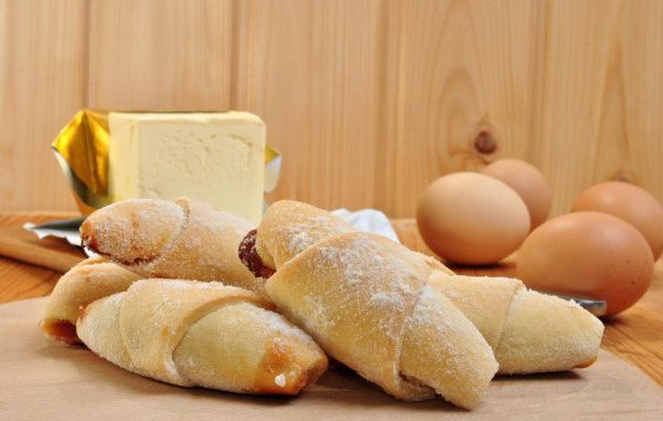 Рогалики из творожного теста Рогалики из творожного теста
