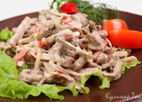 Салат из свинины и курицы Салат из свинины и курицы