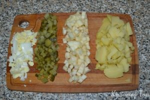 Селедочный салат по-немецки
