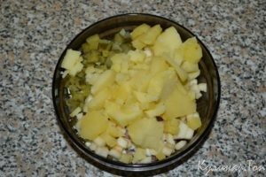 Селедочный салат по-немецки