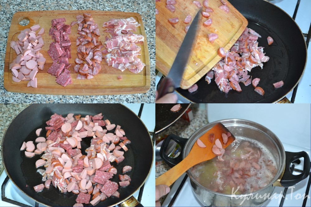 Солянка с беконом