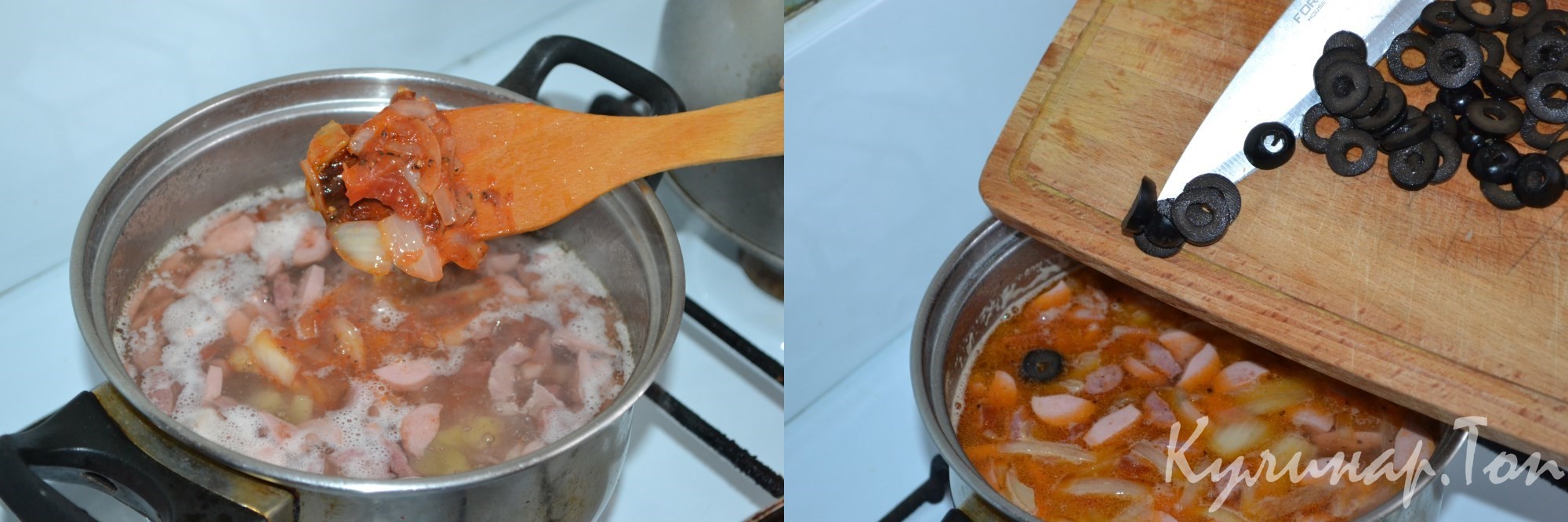 Солянка с беконом