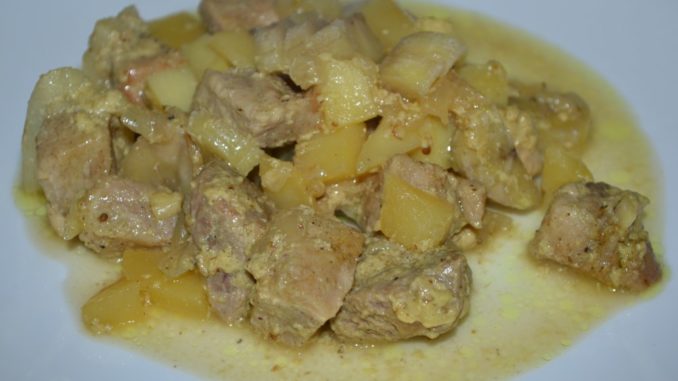 Свинина с картофелем и бананом-07 Свинина с картофелем и бананом