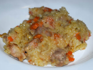 Свинина с рисом в горшочке