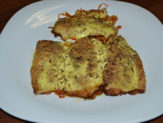 Сырок, запеченный в сметане