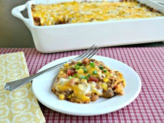 Запеканка из говядины с кукурузой