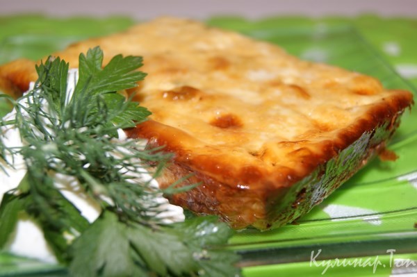 Запеканка из кабачков с сыром фета