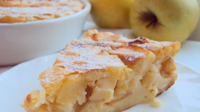 Запеканка с яблоками и творогом Запеканка с яблоками и творогом
