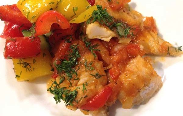 Хек с овощами Хек с овощами