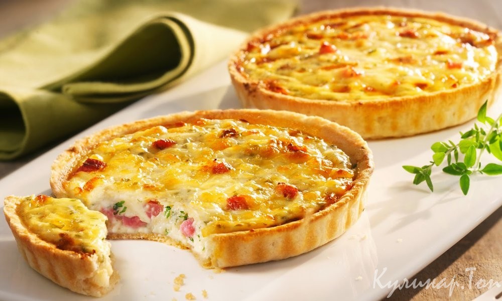 Киш лорен с беконом