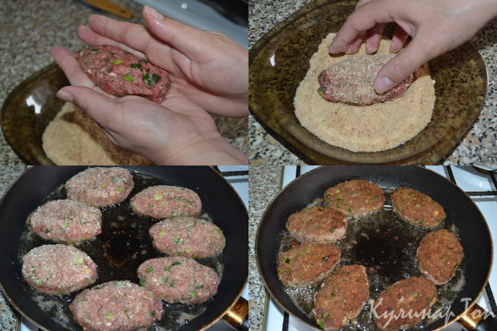 Котлеты с зеленью