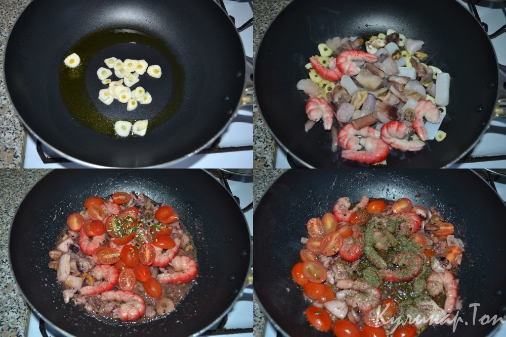 Пикантные морепродукты